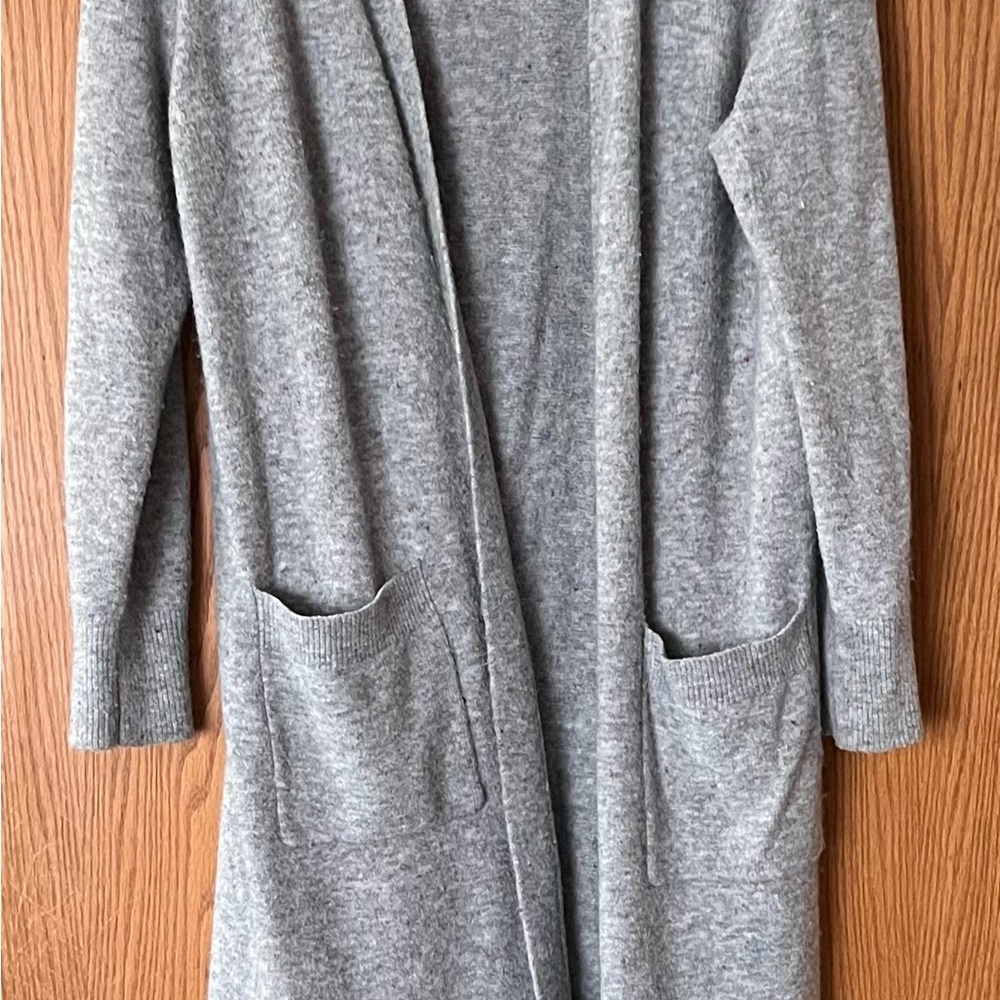 LOFT Multicolor Speckled Knit Cardigan